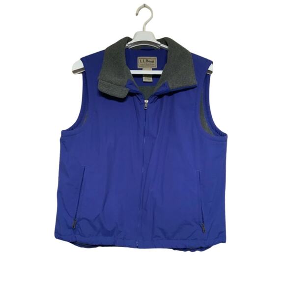 LL Bean Vintage Vest Purple Adult Mens Size Large L USED - Picture 1 of 5